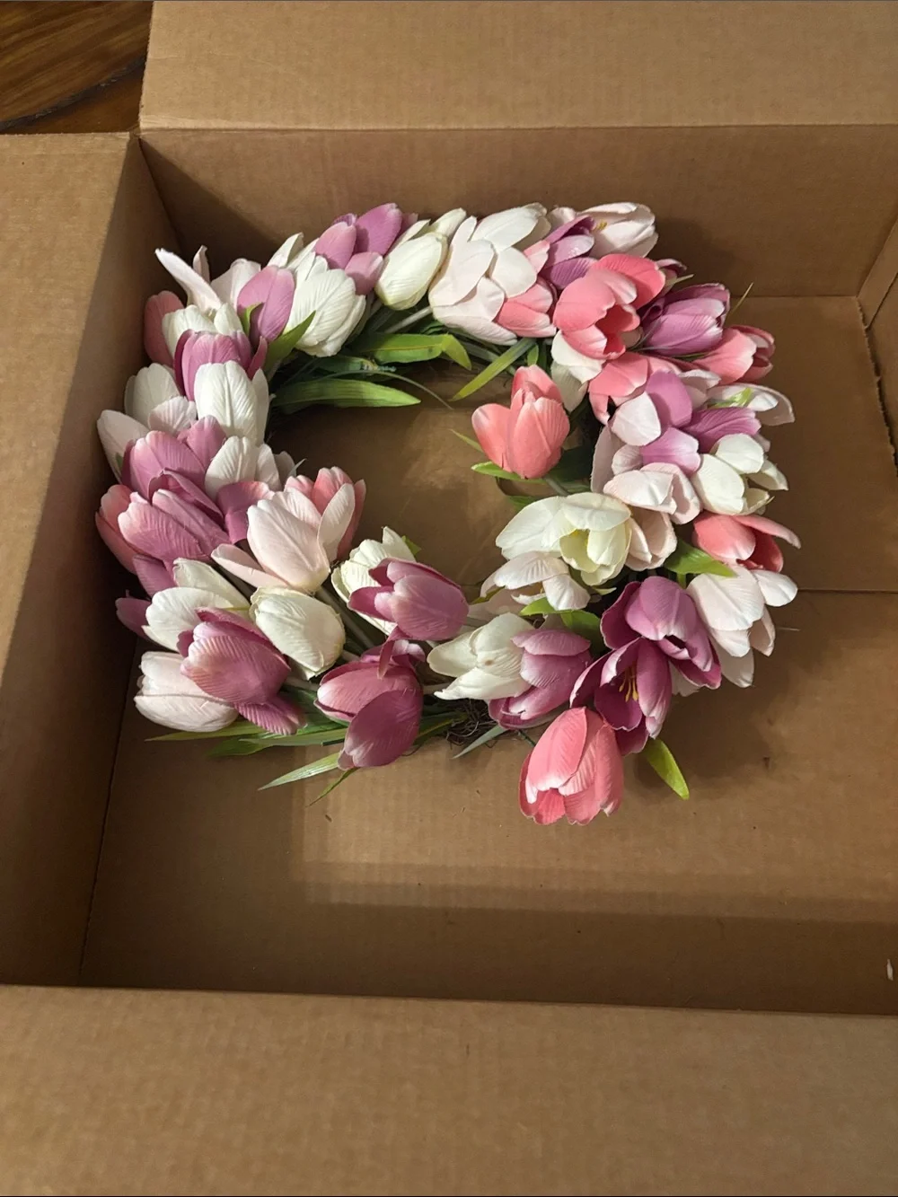 Tulip wreath